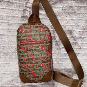 Juicy Couture Brown and Red Belt Bag with Stylish Design